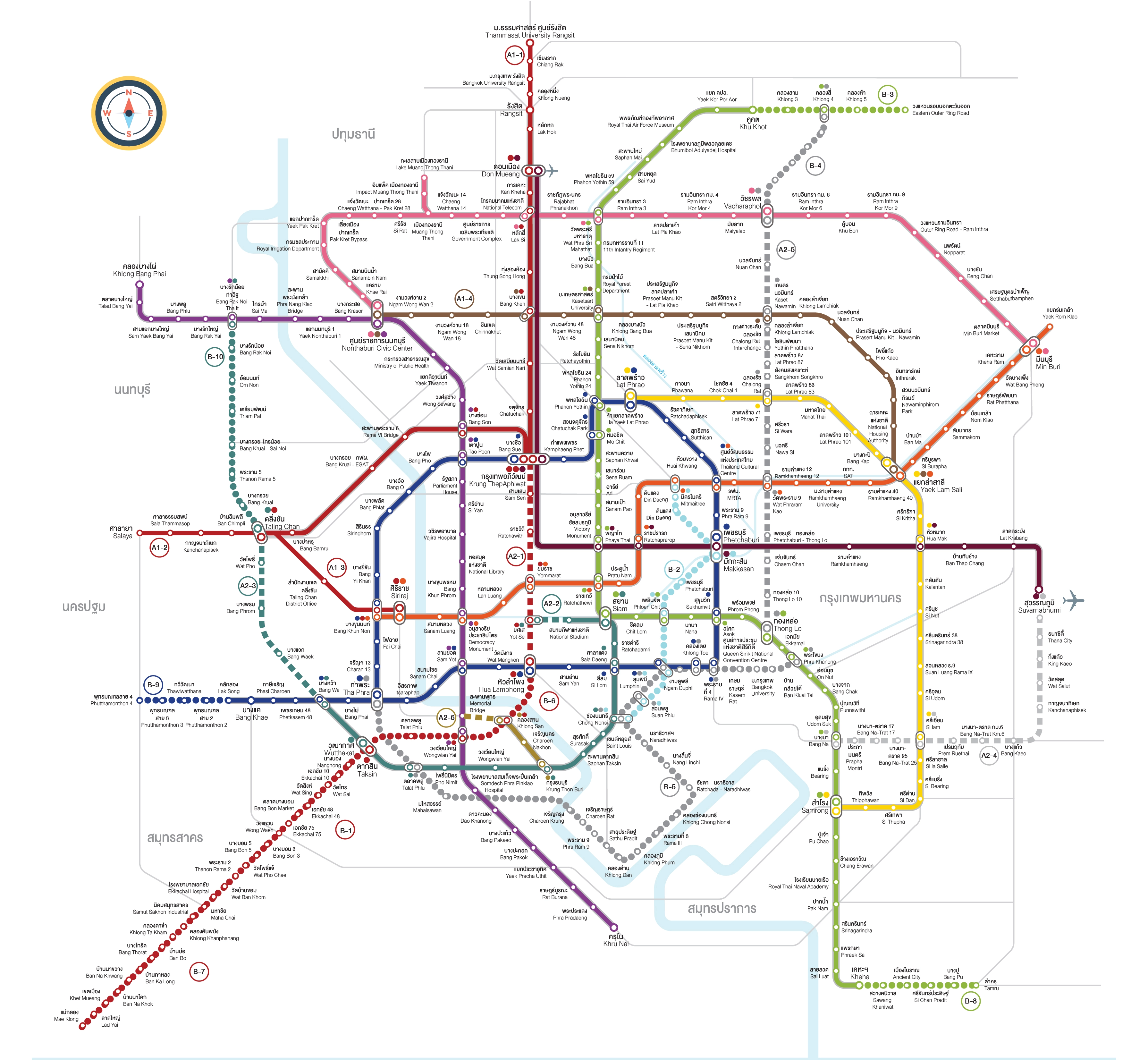 Bangkok Metro Map